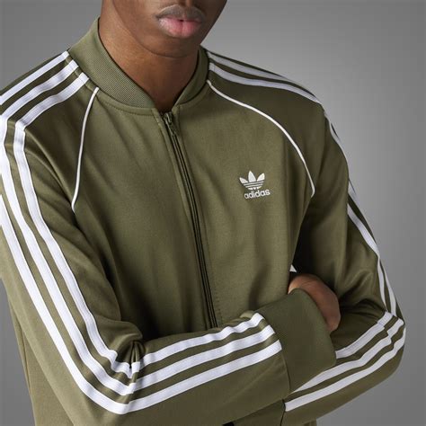 adidas sst jacke herren grün|Adidas Man adicolor Classics SST Originals Jacket collegiate .